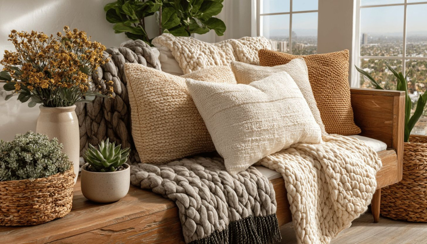 Textiles d'intérieur tendances et conseils pour une décoration cosy et actuelle